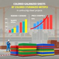 رشد تقاضا و تغییرات قیمت هر متر مربع ورق گالوانیزه رنگی در پروژه‌های ساختمانی